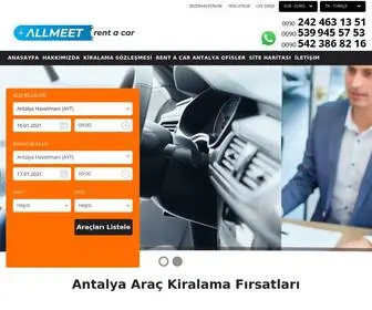 Allmeetrentacar.com(Allmeet Rent A Car) Screenshot