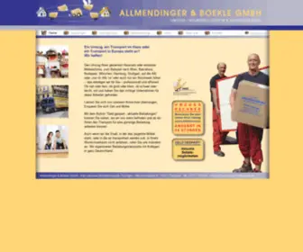 Allmendingerundboekle.de(Allmendinger) Screenshot