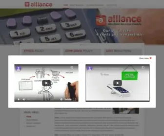 Allmerchants.ca(Alliance Merchant Services Canada) Screenshot