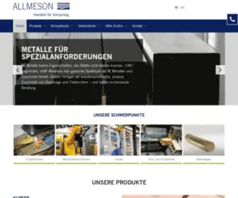 Allmeson.de(Ihr Spezialist für Kupfer) Screenshot