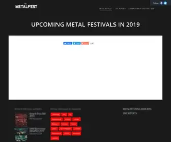 Allmetalfest.com(Metal Festivals) Screenshot