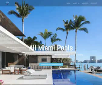 Allmiamipools.com(Always clear and blue) Screenshot