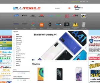 Allmobile.cz(Smartphony, mobilní telefony a příslušenství) Screenshot