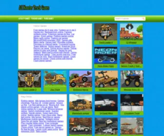 Allmonstertruckgames.org(Truck Games) Screenshot