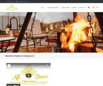 Allmoroccotours.com(Morocco Tours & Desert Trips with a Private Guide 2024/2025) Screenshot