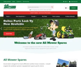 Allmowerspares.com.au(Buy Lawn Mower Spare Parts & Outdoor Power Equipment Online) Screenshot