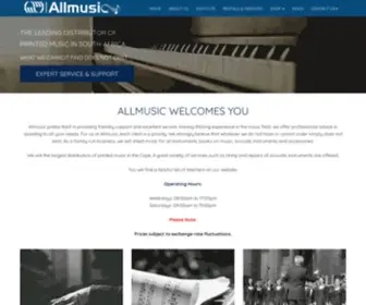 Allmusic.co.za(Allmusic Institute) Screenshot