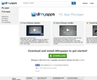 Allmyapps.com(The PC App Store to Discover) Screenshot