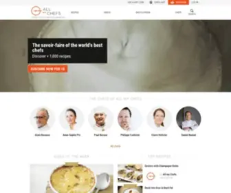 Allmychefs.com(All My Chefs) Screenshot