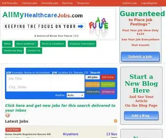 Allmyhealthcarejobs.com(Nurse) Screenshot