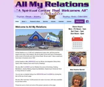 Allmyrelationsindy.com(All My Relations) Screenshot