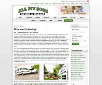 Allmysonsmoving.com(All My Sons Moving and Storage Web Site Directory) Screenshot