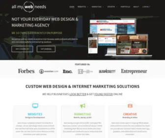 Allmywebneeds.com(Small Businesses Website Services) Screenshot