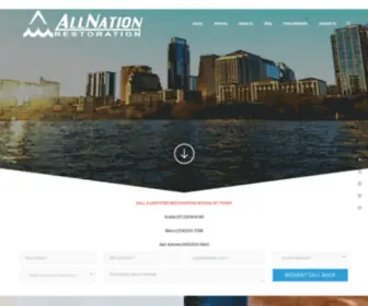 Allnationrestoration.com(#1 in Water Damage Restoration Austin) Screenshot