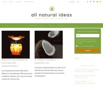 Allnaturalideas.com(All Natural Ideas) Screenshot