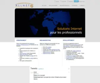 Allnet.fr(Allnet Solutions Internet) Screenshot