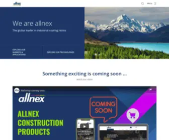 Allnexconstruction.com(Allnex Construction Products) Screenshot