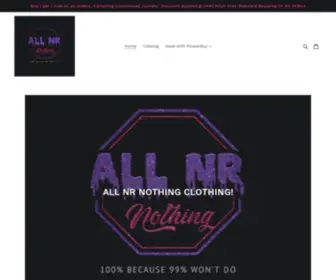 Allnrnothing.com(Clothing Boutique) Screenshot