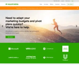 Allocadia.com(Allocadia is now Uptempo) Screenshot