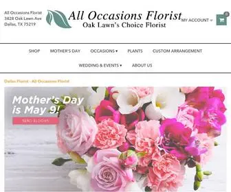 Alloccasionsdallas.com(Dallas Florist) Screenshot