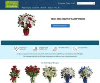 Alloccasionsflowersil.com(Jacksonville Florist) Screenshot