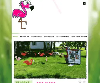 Alloccasionsignswny.com(Lawn Sign and Lawn Ornament Rentals for Buffalo and all of WNY) Screenshot