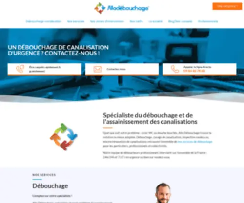 Allodebouchage.com(Debouchage de Canalisation) Screenshot