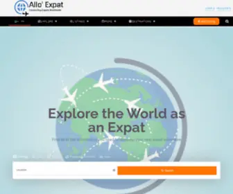 Alloexpat.com(Allo Expat) Screenshot