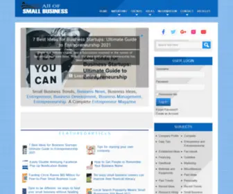 Allofsmallbusiness.com(Small Business News) Screenshot