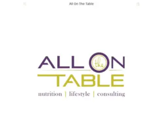 Allonthetable.com(All On The Table) Screenshot