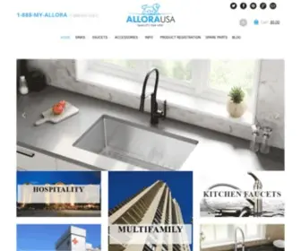 Allorausa.com(Sinks & Faucets for Kitchen & Bath) Screenshot