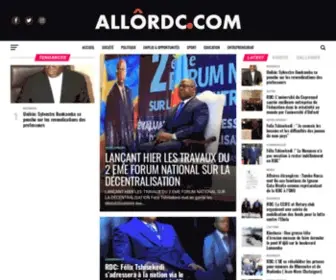 Allordc.com(Allo Rdc) Screenshot