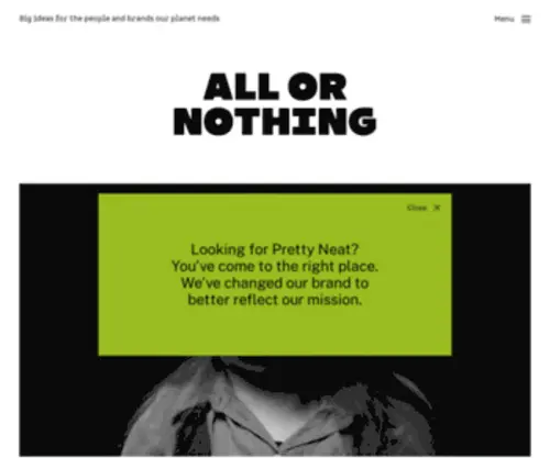 Allornothing.co(We provide everything you need from a purpose) Screenshot