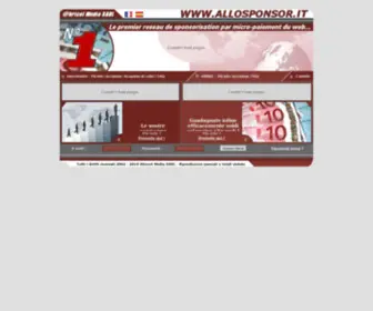 Allosponsor.it(Pubblicita e programma di affiliazione) Screenshot