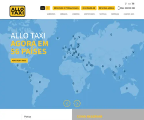 Allotaxi.co.ao(With AlloTAXI you can book a taxi in just a few seconds) Screenshot