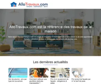 Allotravaux.com(Réussir vos travaux avec des artisans qualifiés) Screenshot