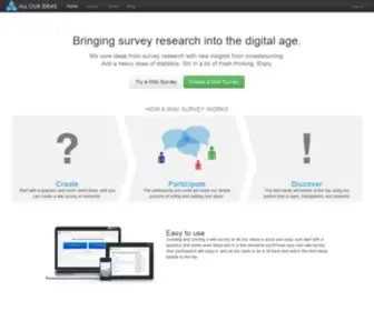 Allourideas.org(All Our Ideas) Screenshot