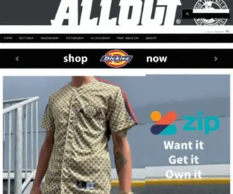 Allout.co.nz(All Out Co) Screenshot