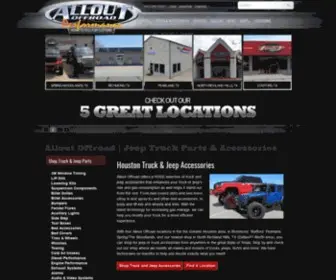 Alloutoffroad.com(Allout Offroad) Screenshot