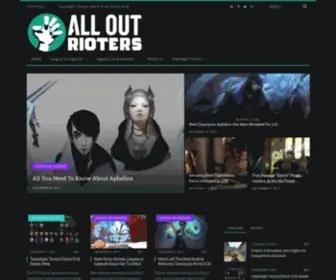 Alloutrioters.com(All Out Rioters) Screenshot