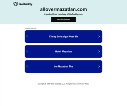 Allovermazatlan.com(All Over Mazatlan) Screenshot