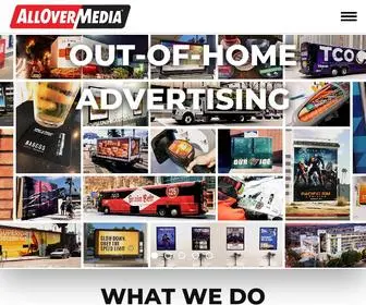 Allovermedia.com(Out Of Home Advertising) Screenshot