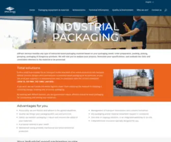 Allpackservices.lu(Emballage industriel) Screenshot