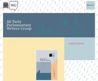 Allpartywritersgroup.co.uk(All Party Writers Group) Screenshot