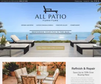 Allpatiofurniture.com(All Patio Furniture) Screenshot