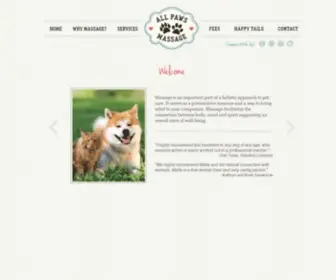 Allpawsmassage.ca(All Paws Massage) Screenshot