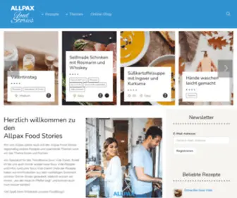 Allpax-Food-Stories.de(Die Allpax Food Stories) Screenshot