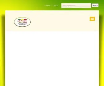 Allpeoplefood.com(All Peoples Food) Screenshot