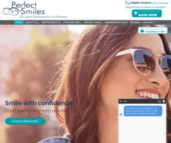 Allperfectsmiles.com(Dentist in Illinois) Screenshot