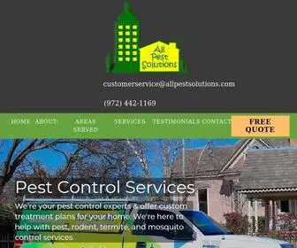 Allpestsolutions.com(Pest Control Wylie Tx) Screenshot